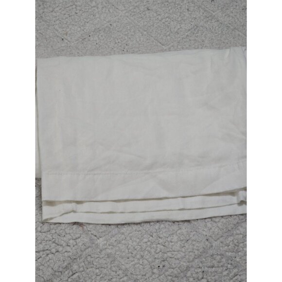 Chicos Womens White Pull On Pants Wide Leg Slash Pockets Linen Blend Size 16R - Picture 7 of 12